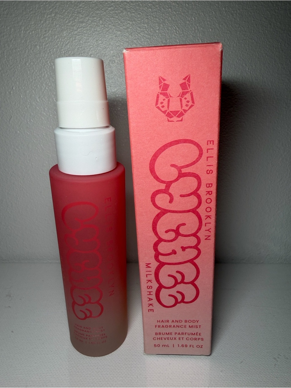 Ellis Brooklyn Lychee Milkshake Hair & Body  Mist - Pink